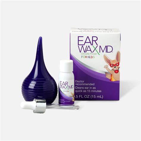 Earwax MD for Kids, Ear Wax Removal Kit and Ear Cleaning Tool