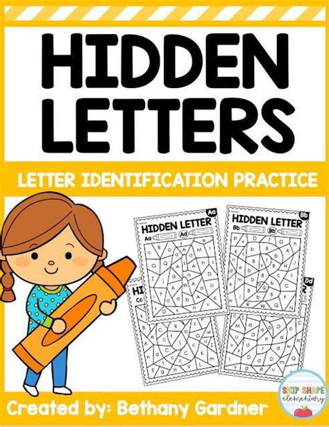 Hidden Letters Printable for alphabet letter recognition for ...