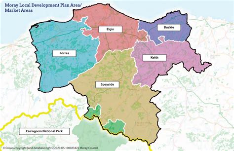 Map image from Local Development Plan 2020 | Moray Council News