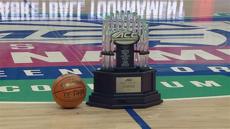 The 2021 Women's ACC Tournament Championship trophy | whas11.com