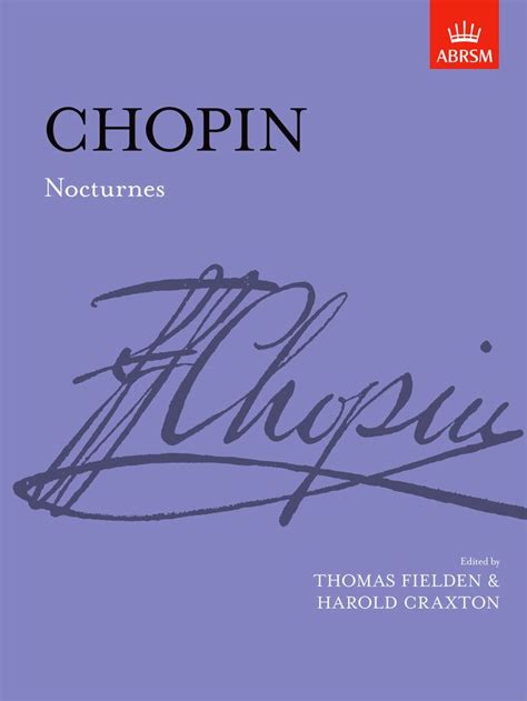 CHOPIN Nocturnes for piano - Heritage Music UK