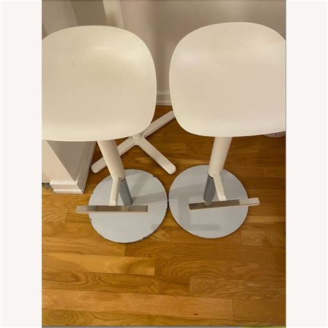 IKEA Billsta White Bar Table & Stools - AptDeco