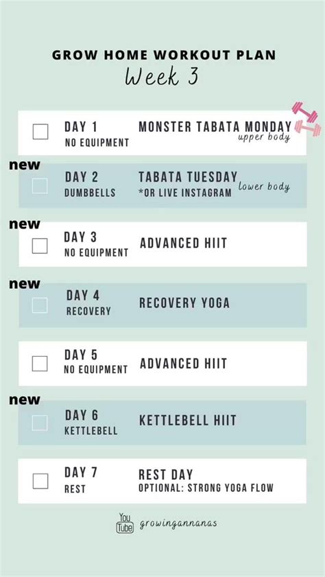 Growingannanas Workout Plan