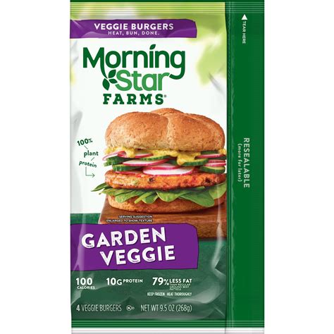 MorningStar Farms Garden Veggie Burgers - Shop Meat Alternatives at H-E-B