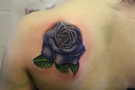 Blue rose by SimplyTattoo on DeviantArt