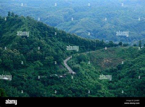 A scenic beauty of Bandarban hill district from Nilachal Hill ...