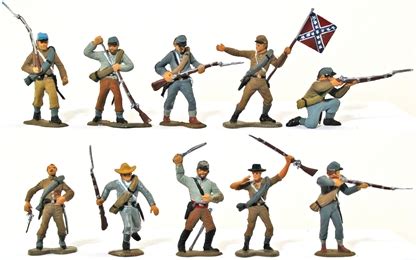 Civil War Confederate Infantry - Fully painted | Best Selection of Plastic and Metal Toy ...