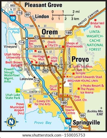 Map Of Provo Utah | World Map 07