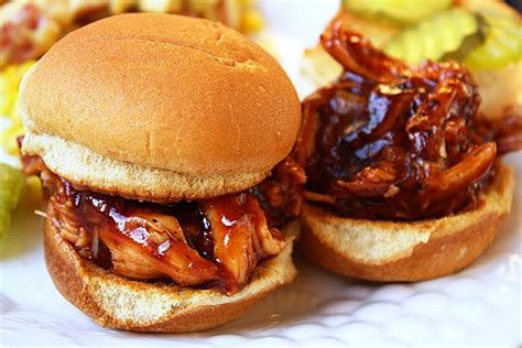 BBQ Pulled Chicken Sandwiches – The Comfort of Cooking