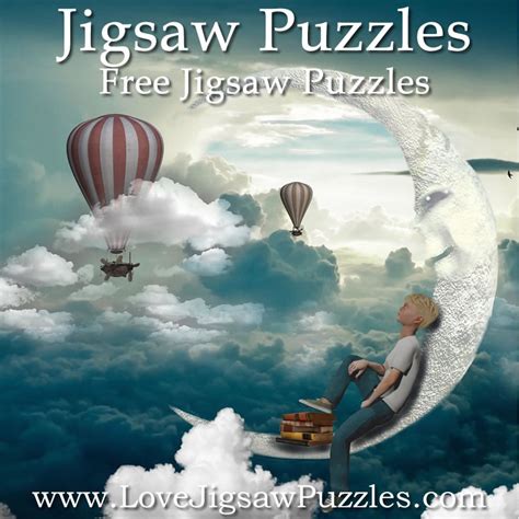 Free Online Fantasy Picture Jigsaw Puzzle - Boy Dreaming