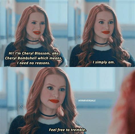 riverdale cheryl blossom quotes madelaine petsch makeup beauty outfits ...