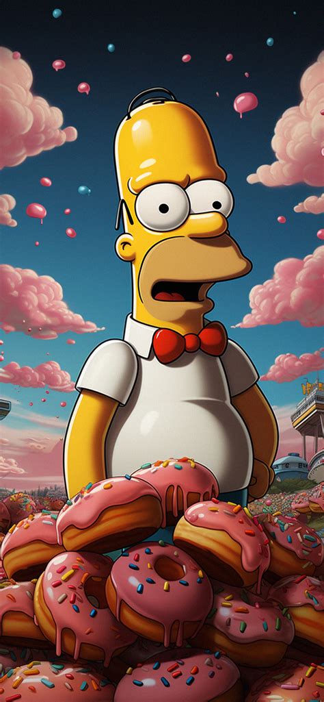 Homer Simpsons & Doughnuts Wallpapers - Simpsons Wallpaper 4k