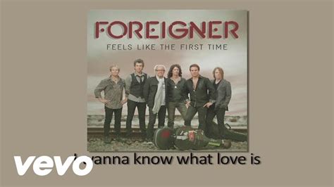 Foreigner - I Want To Know What Love Is (Official Lyric Video) - YouTube