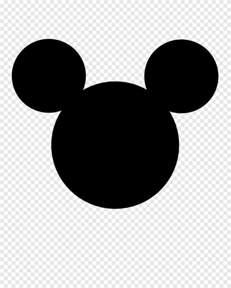 Mickey Mouse logo, Mickey Mouse Logo The Walt Disney Company, mickey mouse ears, heroes, black ...