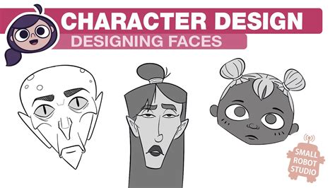 Character Design - Simple Guide for Designing and Drawing Faces - YouTube