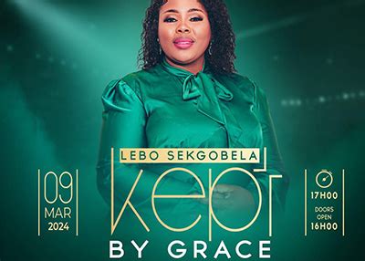 Lebo Sekgobela Live Recording - Kept By Grace - Computicket