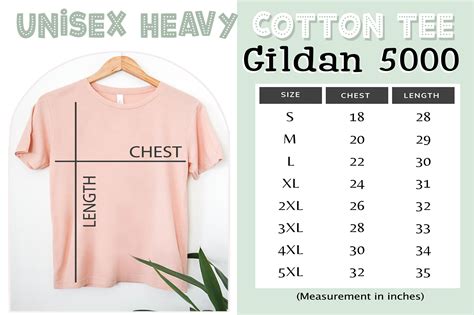 Gildan Youth Shirt Size Chart