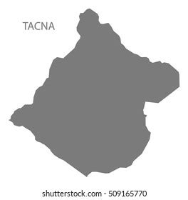 Tacna Peru Map Grey Stock Vector (Royalty Free) 509165770 | Shutterstock