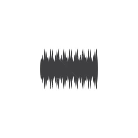 Sound Wave Ilustration Logo Vector Abstract Wallpaper Black Vector ...