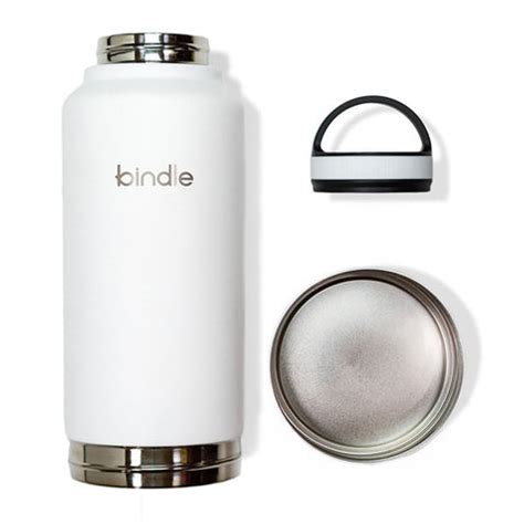 24 Oz. Bindle Bottle - White - Bindle Bottles - Q217522 QI