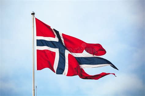 State and War Flag of Norway Stock Image - Image of european, white: 123139931