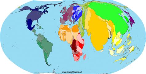 Most Accurate World Map Projection - Map Of Rose Bowl