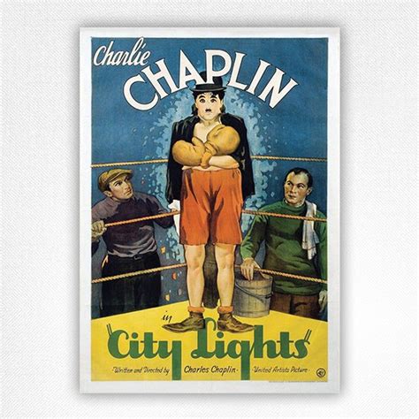 Charlie Chaplin - City Lights movie poster