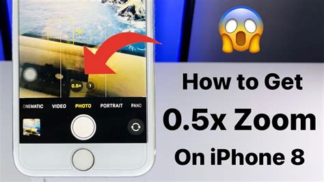 How to Get 0.5x Zoom on iPhone 8 - Wide Angle 0.5x zoom on iPhone 8 ...