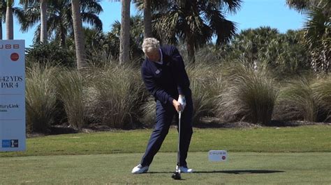 COLIN MONTGOMERIE 120fps SLOW MOTION & REGULAR FACE-ON DRIVER GOLF ...