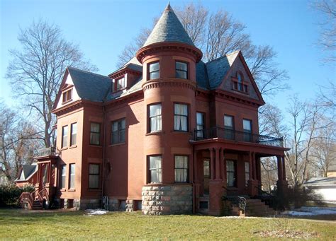 Red Brick Turret House | The deep red color of this house in… | Flickr