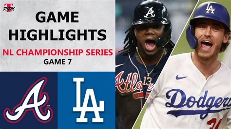 Atlanta Braves vs. Los Angeles Dodgers Game 7 Highlights | NLCS (2020 ...