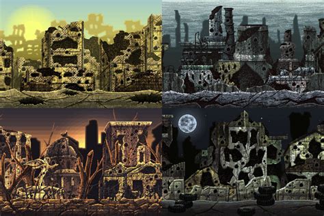 Free War Pixel Art 2D Backgrounds - CraftPix.net