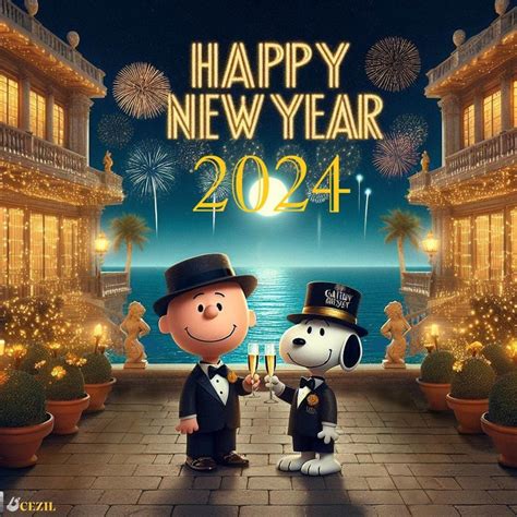 Happy New Year 2024 Snoopy - ebony geralda