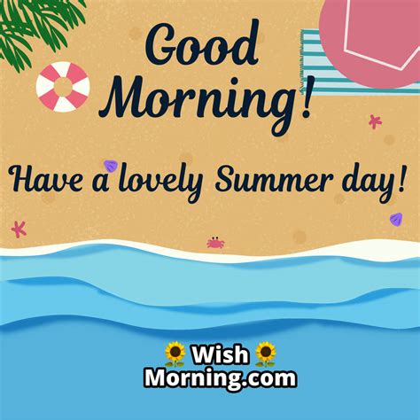 Summer Morning Wishes - Wish Morning