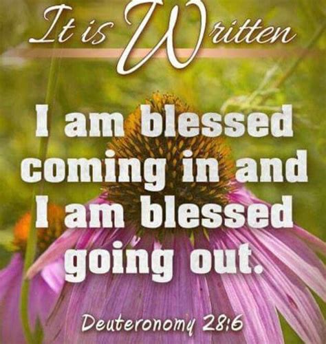 Deut. 28:6 | Gospel quotes, Scripture quotes, Deuteronomy