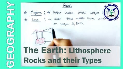 The Earth: Lithosphere | Rocks and their types | SSC Geography | by The Vedic Academy - YouTube