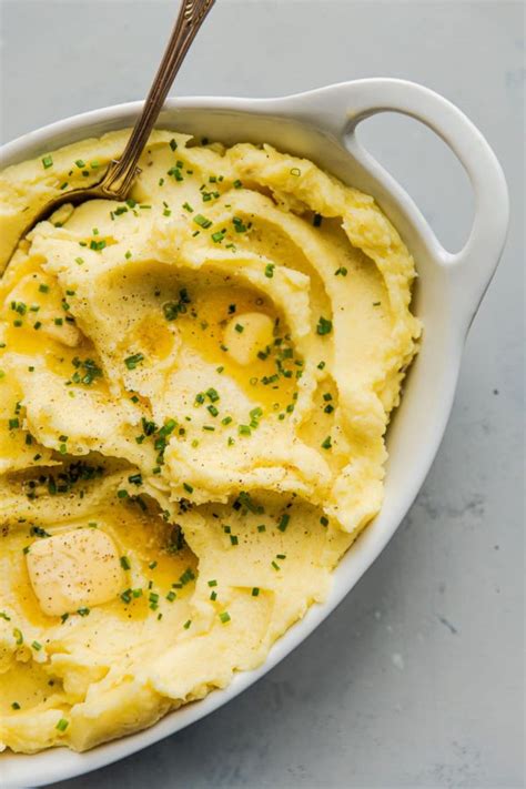 Classic Yukon Gold Mashed Potatoes - A Beautiful Plate