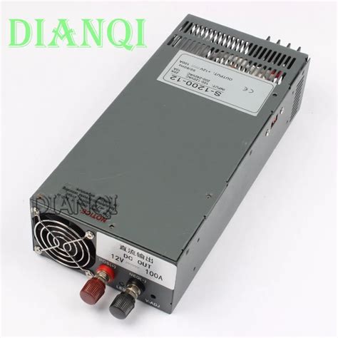 1200W 12V 100A Switching power supply for LED Strip light AC to DC ...