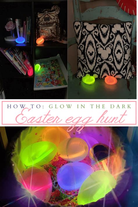 How to do a Glow in the Dark Easter egg hunt