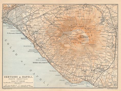 Mount Vesuvius Map