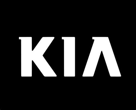 kia marca logo coche símbolo nombre blanco diseño sur coreano automóvil vector ilustración con ...