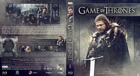 Game of Thrones (2012) Season 1 Blu-ray Custom Cover | Hbo, Winter is coming, Seasons