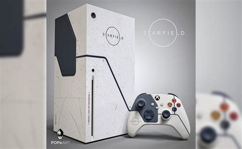 Xbox Series X|S y un concepto de consola edición especial de Starfield