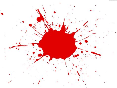 Red paint splatter - PSDgraphics