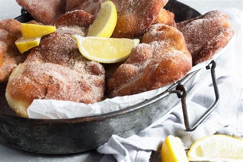 beavertails on platter with lemon slices | Copykat recipes, Easy delicious recipes, Canadian food