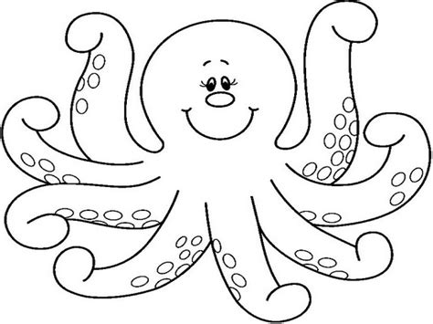 Printable Octopus Outline - Printable Word Searches