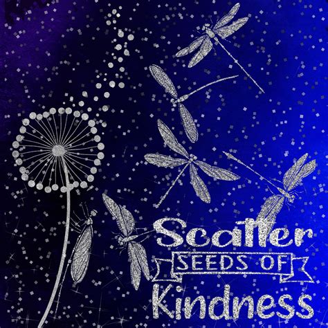 Dragonfly Glitter Kindness Poster Free Stock Photo - Public Domain Pictures