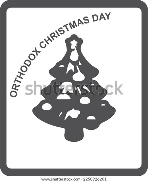 Orthodox Christmas Day Celebrating Orthodox Christmas Stock Vector (Royalty Free) 2250926201 ...