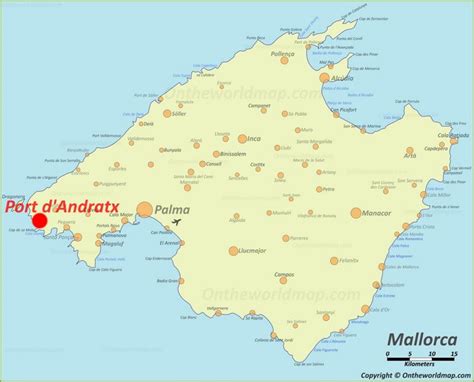 Port d'Andratx Map | Mallorca, Spain | Detailed Maps of Port d'Andratx