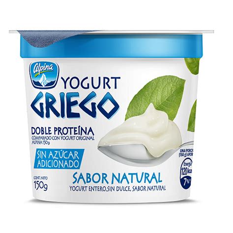 Yogurt Griego Sin Azucar Alpina